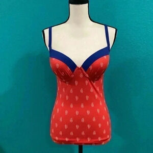 New with tags boden tankini swimsuit tank top in size 34DD